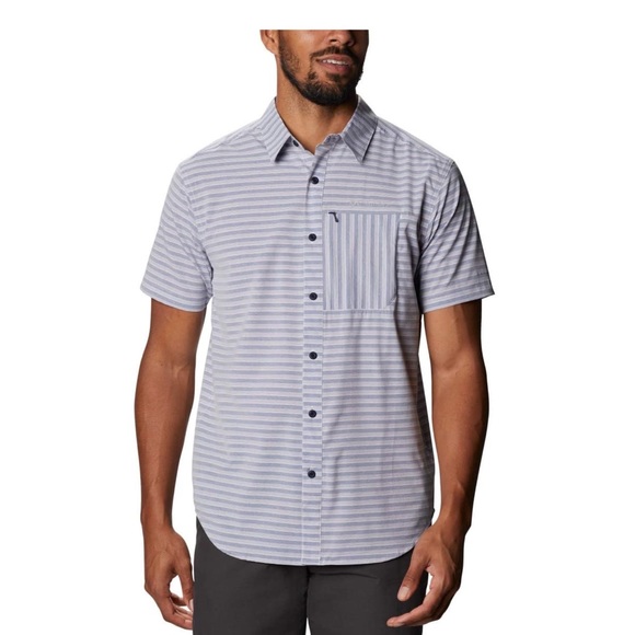 Columbia Other - Columbia Men's Twisted Creek Short Sleeve Shirt Collegiant Navy XXL